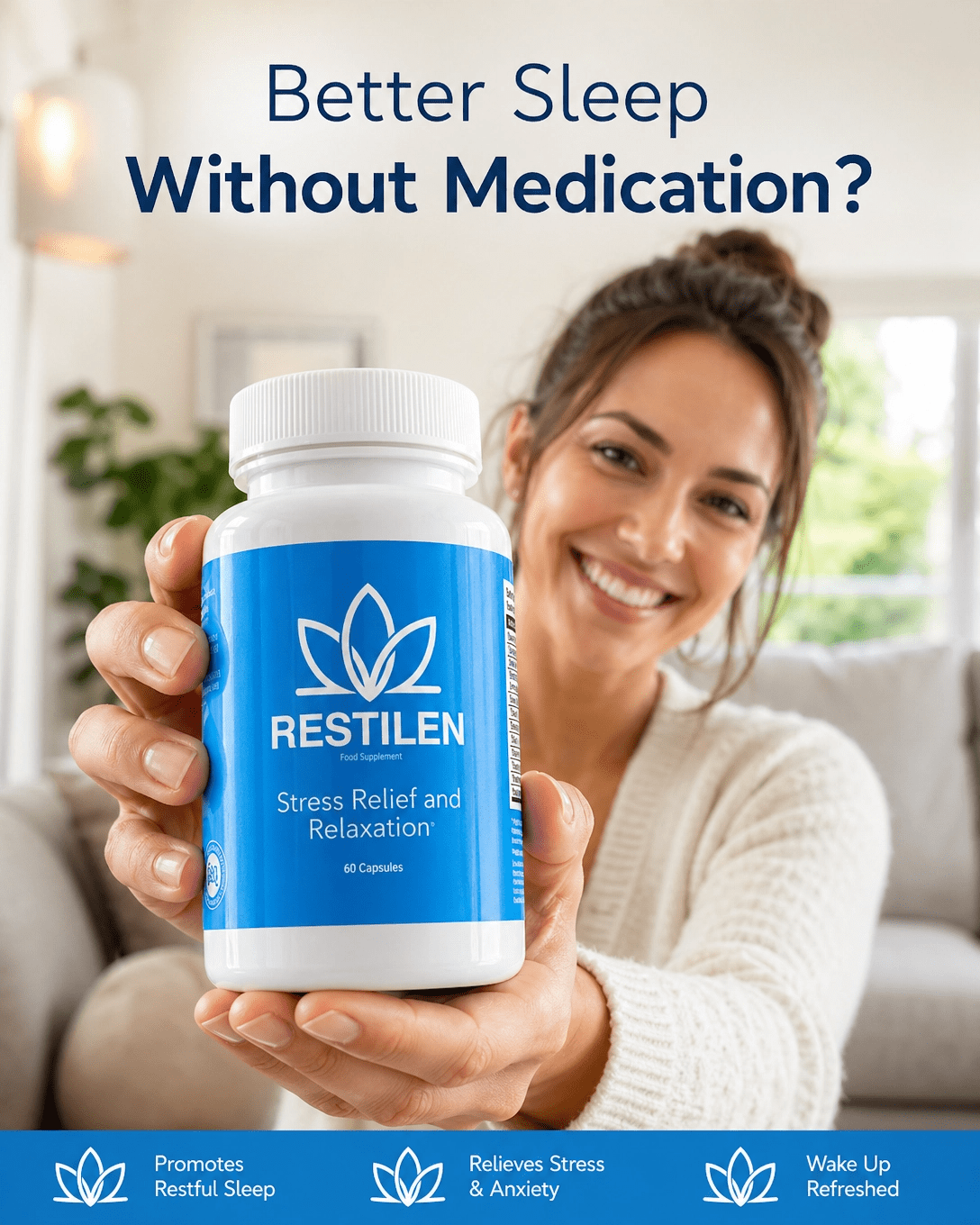 Before and after stress levels using Restilen supplement