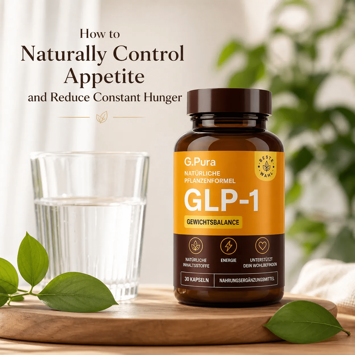 how to control appetite naturally explanation of GLP-1 hormone and hunger regulation system