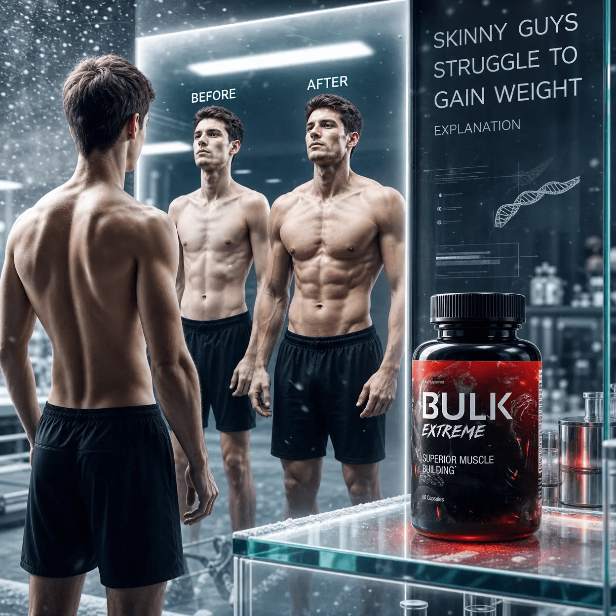 ectomorph body type difficulty gaining weight and muscle mass