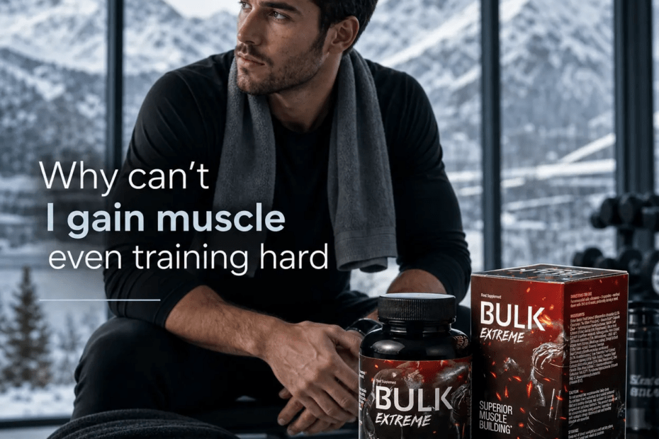 difficulty gaining muscle despite regular training and proper diet