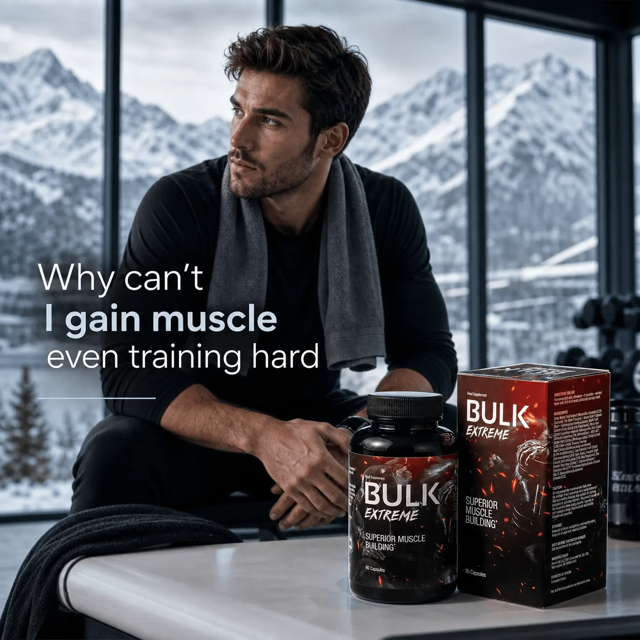 difficulty gaining muscle despite regular training and proper diet